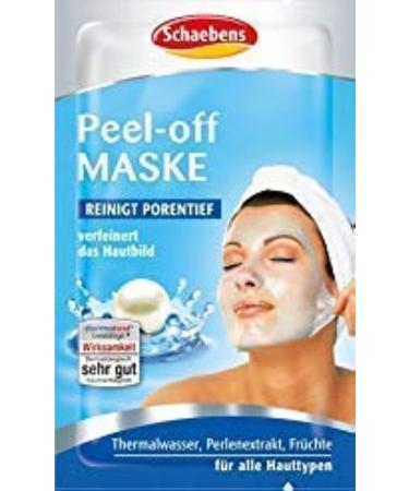 Schaebens Peel-Off Facial Mask - Refines Skin's Appearance | 10 x 15mL | International Shipping - Buy Online on GoSupps.com