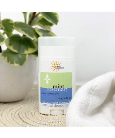 EARTH SCIENCE Mint & Rosemary Aluminum-Free Deodorant 2-Pack 2.45 oz - Buy Online on GoSupps.com