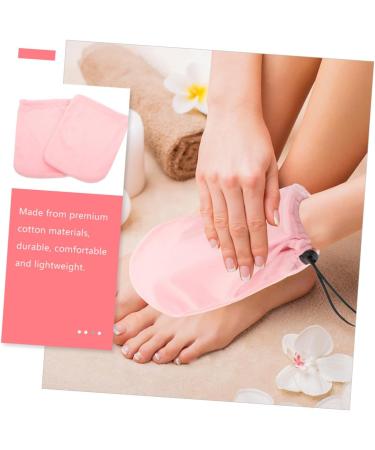 Beavorty 2 Pairs Wax Thermal Insulation Gloves Paraffin Thermal Paraffin Wax Foot Liners Warm Mittens Kerotherapy Hand Cover SPA Wax Warmer Wax Gloves Work Floor mat Plush Heel - Buy Online on GoSupps.com