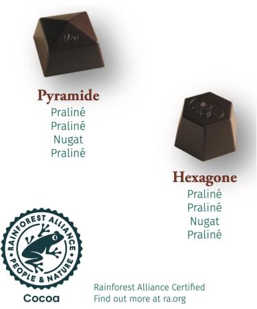  FRANCK ET OLIVIER Luxury Belgian praline box 250g gift wrapped with yellow ribbon. No preservatives. Premium quality Belgian chocolate. - Buy Online on GoSupps.com