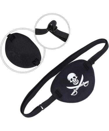 Besportble Halloween Pirate Eye Patch - Skull Crossbone Eye Mask for Women, Teenagers, Men, Children - Buy Online on GoSupps.com