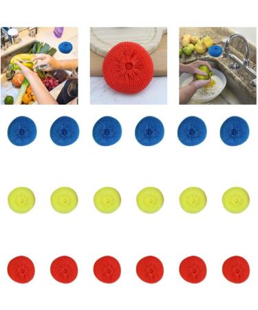 Plastic Dish Scrubbers Non Scratch Round Scouring Pads Kitchen Pot Scrubbing Sponges 6g 36PCS Plastic Pot Sponge Kitchen Pot Scrubbers Mesh Scrubber for Dishes Plastic Sponges for Scrubbing - Buy Online on GoSupps.com