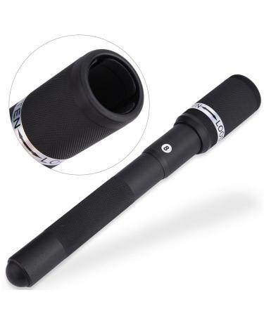 12.6inch Aluminium Alloy Billiard Telescopic Extension Cue Black