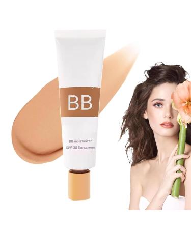 Tinted BB Cream Moisturizing SPF 30, Color Correcting Foundation, Smoothing Foundation, Long Lasting Matte Moisturizer