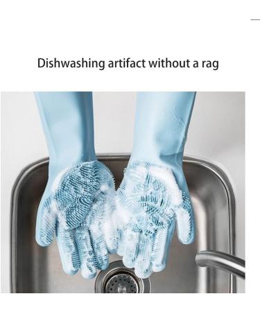 Oven Mitts Heat Resistant Silicone Cleaning Gloves Kitchen Oven Gloves Waterproof Housework Gloves Laundry Dish Scrubbing Pot Cleaning Fruit Gloves 2pcs for Grilling/Cooking/Baking/BBQ (Color : A) - Buy Online on GoSupps.com