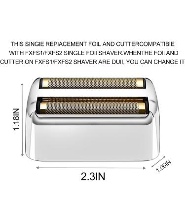 Shaver Replacement Foil and Cutters compatible with BaBylissPRO Barberology Double FXFS2 Metal shaver foil replacement - Buy Online on GoSupps.com