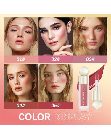 Velvet Liquid Blush - Universal Cream for Eyes, Lips, and Cheeks | Natural Makeup with Moist Matte Finish | Long Lasting Formula | Anti-Halo Dye | Velvet Texture - Buy Online on GoSupps.com