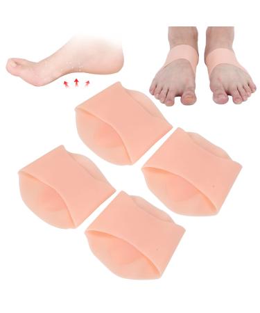 Flat foot socks thick foot pad flat foot insole good elasticity Easy to carry for home for the outdoor area (Brighted Skin Tone S code)