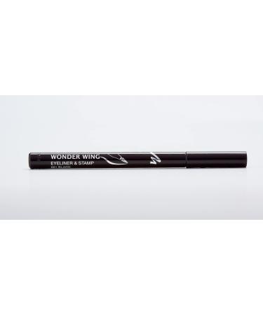 Manhattan Wonder Wing Eyeliner & Stamp - Perfect Symmetrical Black Eyeliner (1 x 1.6ml) - Color Black 001 - Buy Online on GoSupps.com