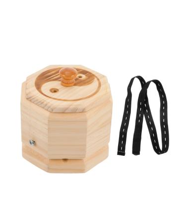 LALAFINA 1 piece of cardboard Moxibusion-Box Moxibustion container Moxibustionbox made of wood Moxibusion-kit MoxibustionBox for the household Moxa Moxibustion can wooden tools