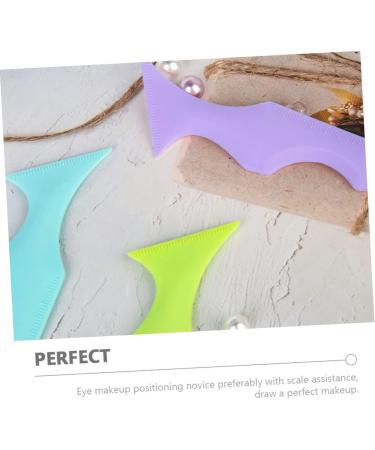Beavorty 2pcs Silicone Beauty Ruler Makeup Samples Eye Liner Stencils for Eyes Eyelash Silicone Board - Buy Online on GoSupps.com
