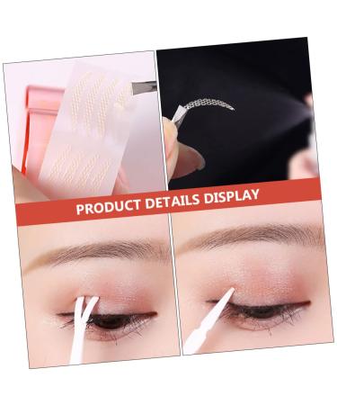 POPETPOP 4 Rolls Lace Double Eyelid Sticker Eye Lift Tape for Droopy Lid Embroidered Headband Self Adhesive Eyelid Tape Makeup Stickers Double Eyelid Fiber Stereotypes Tape Strips - Buy Online on GoSupps.com