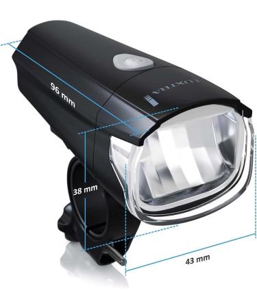 Luxtra Bicycle Lamps Set - 40 Lux Eco STVZO Compatible Front & Rear Light | Battery-Operated Bicycle Accessories for Safe Riding - Buy Online on GoSupps.com