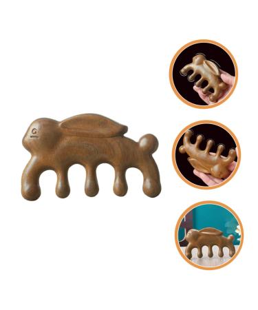 Ultechnovo 3ST Green Sandalwood Massage Comb - Wide Tooth Tool for Circulation Smoothing and Breastfeeding - Perfect Gift Idea - Buy Online on GoSupps.com