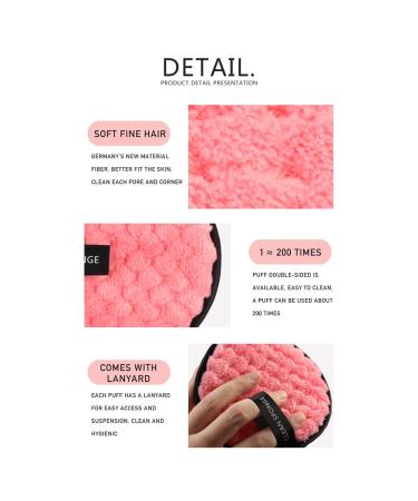 Artifun Reusable Microfiber Makeup Removal Pads - Eco-Friendly Slurry Pads for Effortless Cleansing (Brown) - Buy Online on GoSupps.com