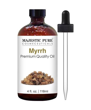 MAJESTIC PURE Myrrh Oil Premium Quality 4 Fl Oz Myrrh 4 Fl Oz (Pack of 1)