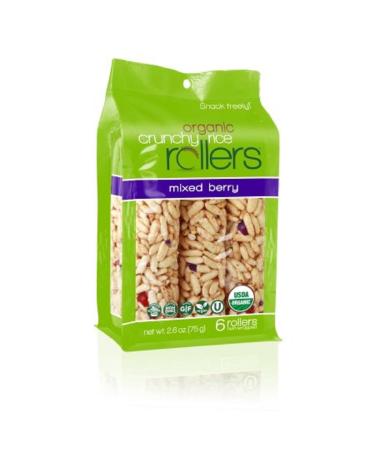 Bamboo Lane Crunchy Rice Rollers, Mixed Berry, 6 Ct (Pack Of 1)