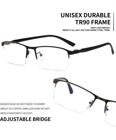 Buy STAMEN Blue Light Blocking Glasses for Men and Women - Anti Eye Strain Clearer Lens Better Sleep - Perfect for Computer and Gaming Use - Buy Online on GoSupps.com