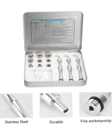 FRCOLOR 1 Stone Tile Glass Cutting Kit Coated File Cutting Kit Grinding Burr Bit Beauty Apparatus Accessories Microcarving Tips Diamond Tin Box 20x14cm Silver - Buy Online on GoSupps.com