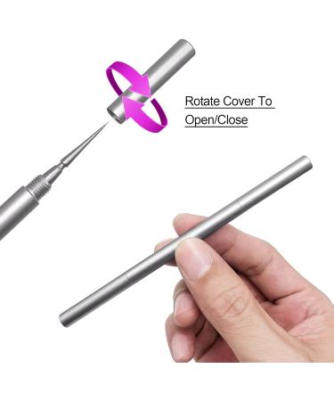 SG Nekoo Professional Facial Milia & Whitehead Removal Tool - Stainless Steel Double Ended Needle Tweezers for Blemish, Pimple & Acne - Silver Pack Of 1 - Buy Online on GoSupps.com