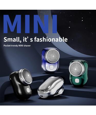 2023 Mini Electric Shaver - USB Rechargeable Portable Razor for Men - Wet & Dry Shaving - Blue - Buy Online on GoSupps.com