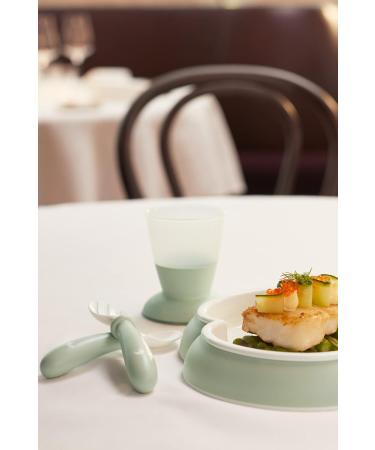 BabyBj rn Baby Feeding Set 4 pcs Powder green - Buy Online on GoSupps.com