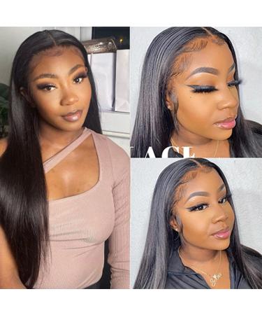 ISEE Hair 24 Transparent Lace Frontal Wig - 180% Density, Pre Plucked, Natural Color - Buy Online on GoSupps.com