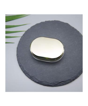 Lentil storage container contact lens container mini box container compact contact lens container pure color portable beauty case travel storage box for contact lenses (color: gold)