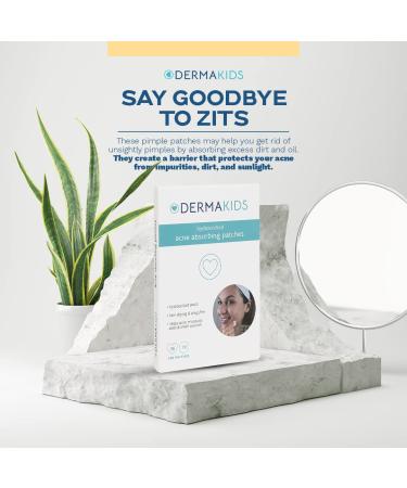 Dermakids Hydrocolloid Patches - Acne Dots for Kids & Teens - Blemish Covers for Zits, Bug Bites - Non-Drying Spot Bandage - 108 Heart & Circle Shapes - Buy Online on GoSupps.com
