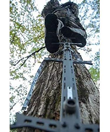 Hawk Helium 30 Lightweight Aluminum Climbing Sticks with Fold Up Steps | Boot Grabbing Grooves | 1-Pack/3-Pack Options - Buy Online on GoSupps.com