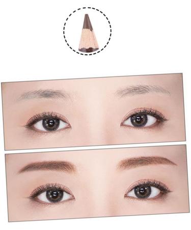NOLITOY 2pcs Pencil Sharpener Makeup Eyebrow Pencils Eyebrow Pencil Brush Eyeliner Pigment Women's Miniature 1 count (Pack of 1) Brown - Buy Online on GoSupps.com