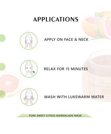 Shira Shir Organic Sweet Citrus Marmalade Facial Mask - Brightening Hydrating & Exfoliating for Normal Skin (15ML - Buy Online on GoSupps.com