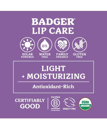 Buy Badger Organic Pink Grapefruit Lip Balm 0.15 oz - Natural Moisturizer - Buy Online on GoSupps.com