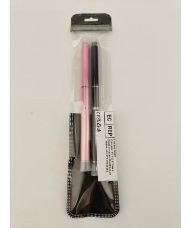 Kalolary Dual-Ended Poly Gel Brush Set - 2PC Acrylic Nail Extension Tools (Black + Pink) | Perfect for UV Gel & Nail Art - Buy Online on GoSupps.com