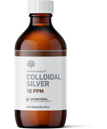 Buy Enhanced Colloidal Silver 10 ppm - 300ml Amber Glass | International Shipping Available - Buy Online on GoSupps.com