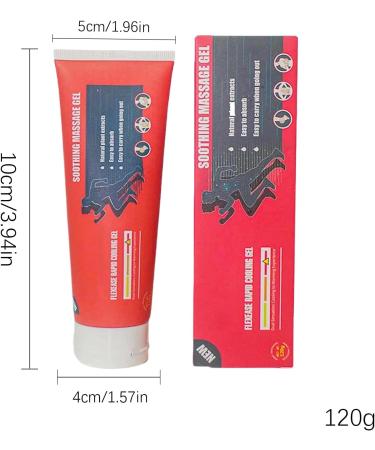 Gel musculaire cr me apaisante 120 g gel doux et apaisant action rapide pour soulager les douleurs dans les genoux les chevilles les paules le dos les pieds le cou la main les - Buy Online on GoSupps.com