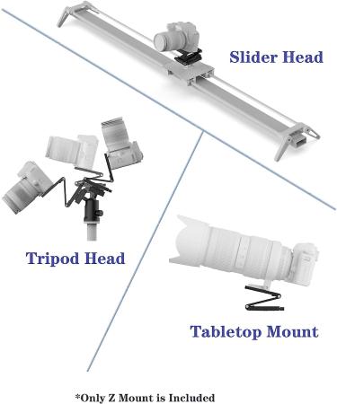 Z Tripod Head with Easy Lock System | 8.8lbs Payload | Multiway Flexible Camera Tripod - Buy Online on GoSupps.com