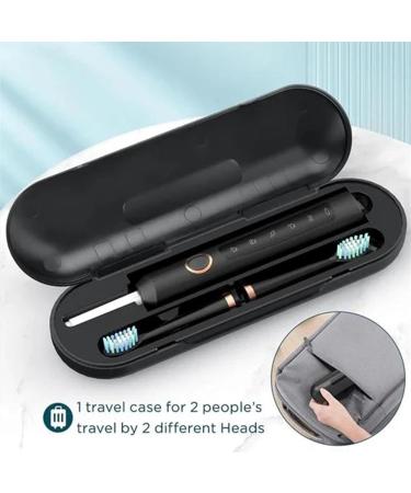 Stabilizek Sonic Electric Toothbrush for Adults - Rechargeable Travel Case Black - Improve Oral Care - Buy Online on GoSupps.com