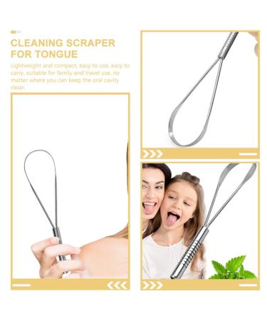 Buy Portable Tongue Scrapers for Adults | Breath Freshening Oral Care Tools | International Shipping Available - Buy Online on GoSupps.com