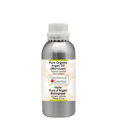 Greenwood essential natural -purity argan oil (Moroccan) (Argania Spinosa) Natural therapeutic quality cold -pressed 300ml (10.1 oz)