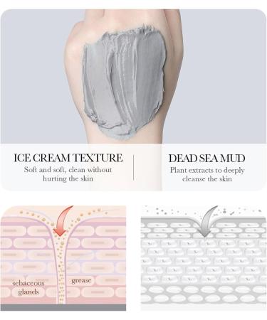 Dyceittdia Purifying Mask 10-piece Marine Mud Mask Applicator Mask Moisturising Mask Cleanses Pores Brightens Skin Diminishes Fine Lines - Buy Online on GoSupps.com