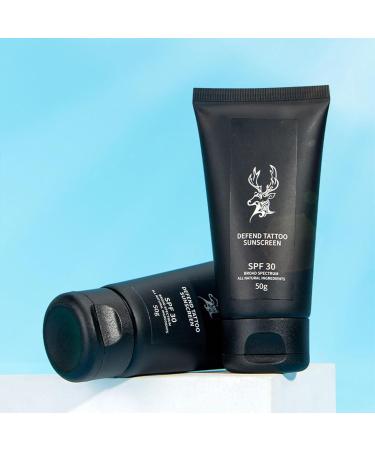 Tattoo Screen Sunscreen | 50g Sunscreen Lotion Prevents Fading Brightening and Moisturizing Aftercare - Buy Online on GoSupps.com