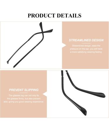 Stobok Universal Glasses Legs - Replacement Metal Bracket & Sunglasses Arm - Black Glasses Accessories for All Frames - Buy Online on GoSupps.com