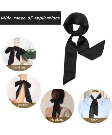 WUBAYI Silk Bonnet Hair Wrap for Sleeping - Satin Sleep Cap for Women and Girls with Wide Elastic Band - Soft Hair Bonnet for Curly Hair - Black - Buy Online on GoSupps.com