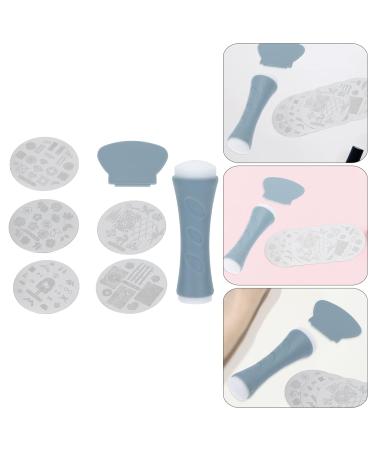 Uonlytech Nail Art Stamp Kit | Christmas Nail Plates & Clear Stampers | Stainless Steel 9x2.6cm | Assorted Colors for Manicure Decor - Buy Online on GoSupps.com