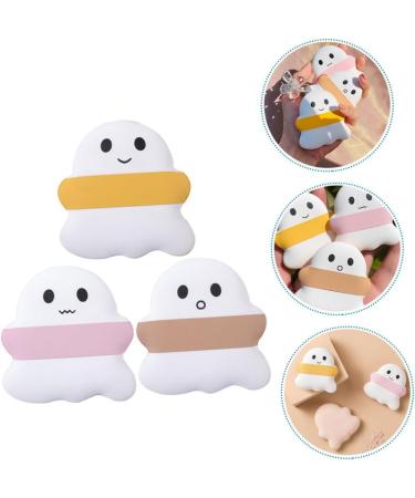  Beatifufu 3pcs Makeup Foam Corner Puff Foundation Sponge Ghost Pretty Puff Cosmic Puff Face Puff Hydrophilic Polyurethane Powder Miss Wet And Dry - Buy Online on GoSupps.com