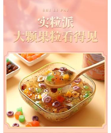 Osmanthus nut lotus root powder soup instant brewed and ready to eat red jujube nut soup rose flavored full belly snack fruit soup Nutritional breakfast gift (Fruit lotus root powder 4 can) - Buy Online on GoSupps.com