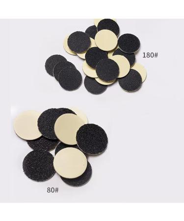 Lot de 50 disques abrasifs auto-adh sifs rempla ables pour homme et femme Black Aa - Buy Online on GoSupps.com