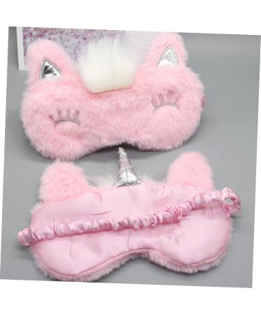 FRCOLOR 2pcs Plush Eye Mask Set - Comfort Sleep Mask & Eye Pad for Men & Kids - Ideal for Travel Home & Relaxation - Buy Online on GoSupps.com