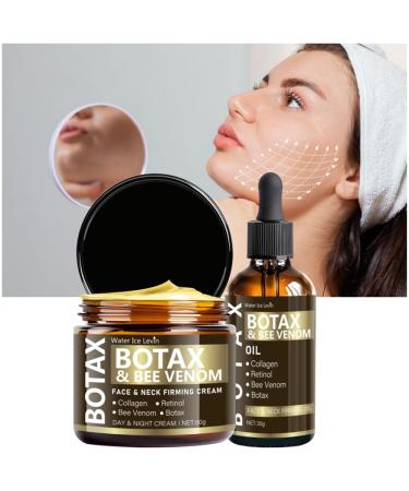 Botaxbee Venom Firming Serum Set Bee Venom Wrinkle Removal Serum Firming & Wrinkle-Reducing Cream For Face and Body Botax Bee Venom Firming Cream For Men & Women 2PCS - Buy Online on GoSupps.com